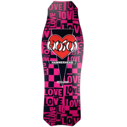 Hosoi Valentine Love Letters 2026 OG Hammerhead Limited Deck - 10.5" Pink/Black