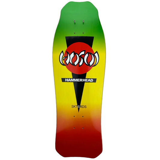 Hosoi Hammerhead Double Kick Deck - 10.25″ Rasta - Bow Shock Marketplace