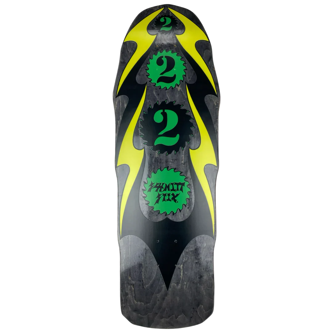 Schmitt Stix Ripsaw 2 Skateboard Deck - 10" Black Stain - Bow Shock Marketplace