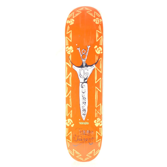 Krooked Tommy Guerrero Guest Board Orange 7.63" Skateboard Deck