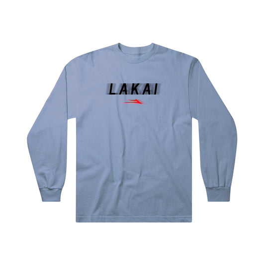 Lakai Blur Long Sleeve Tee - Stonewash Blue - Bow Shock Marketplace