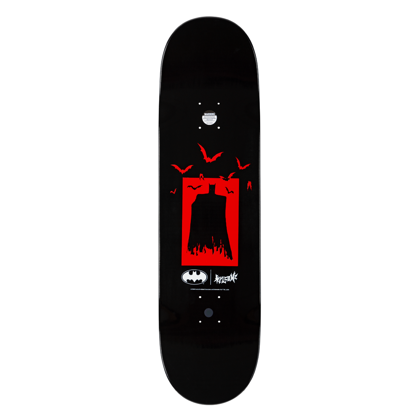 Welcome x Batman Batmonster on Popsicle Deck - 8.75″ Black - Bow Shock Marketplace