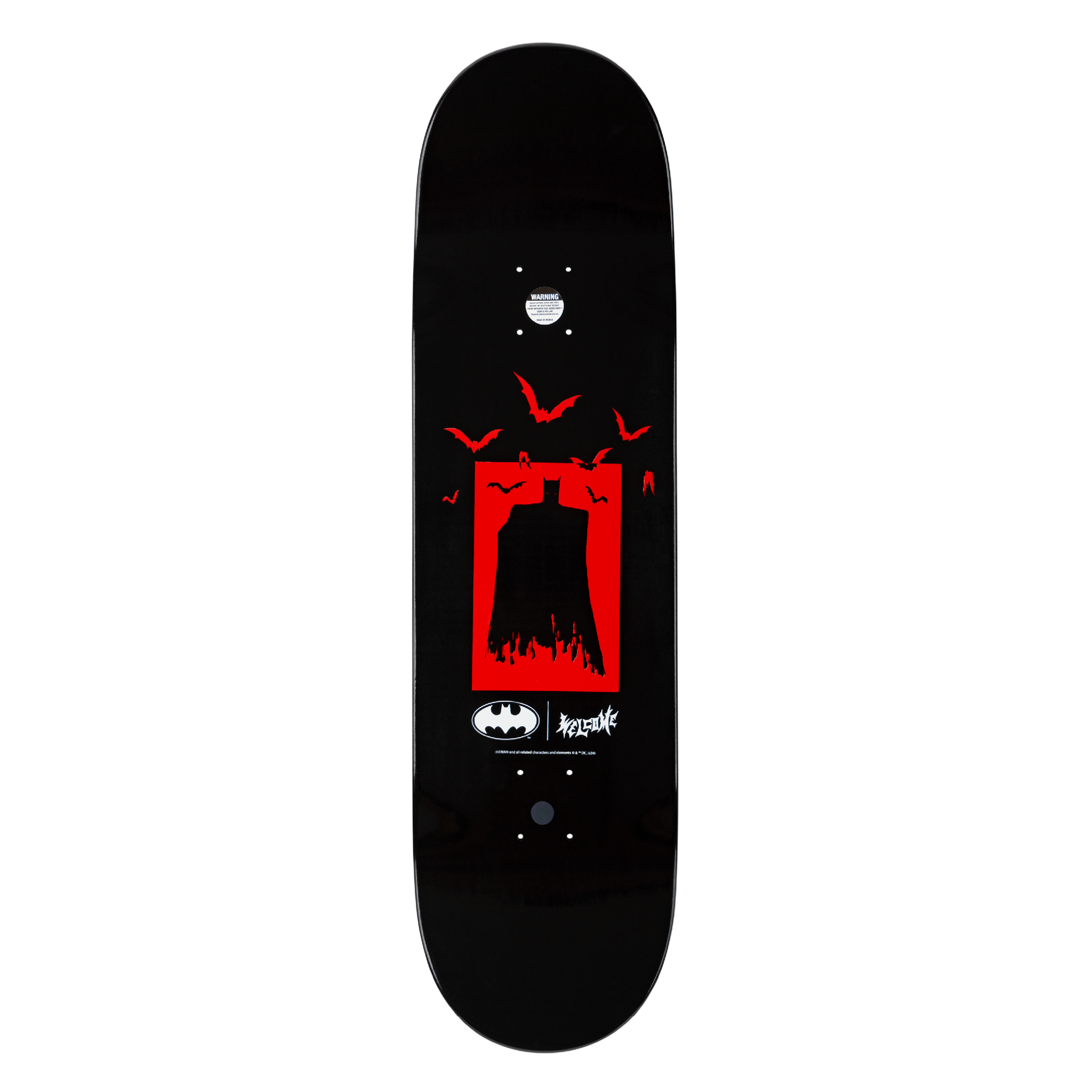Welcome x Batman Batmonster on Popsicle Deck - 8.75″ Black - Bow Shock Marketplace
