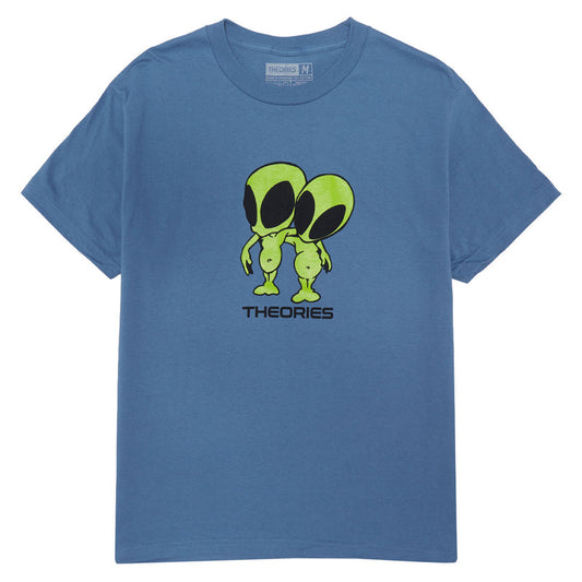 Theories Twins Slate Blue Tee S/s Shirt