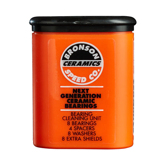Bronson Ceramic Skateboard Bearings (8 Pack) - Bow Shock Marketplace