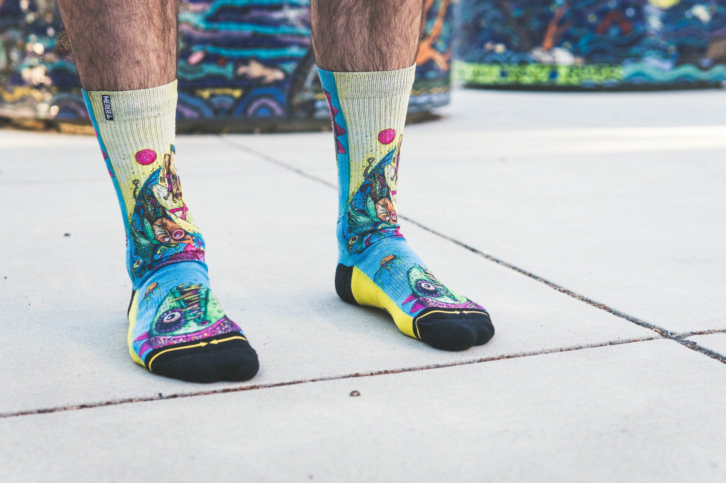 Bad Otis Link Big Fish Crew Socks
