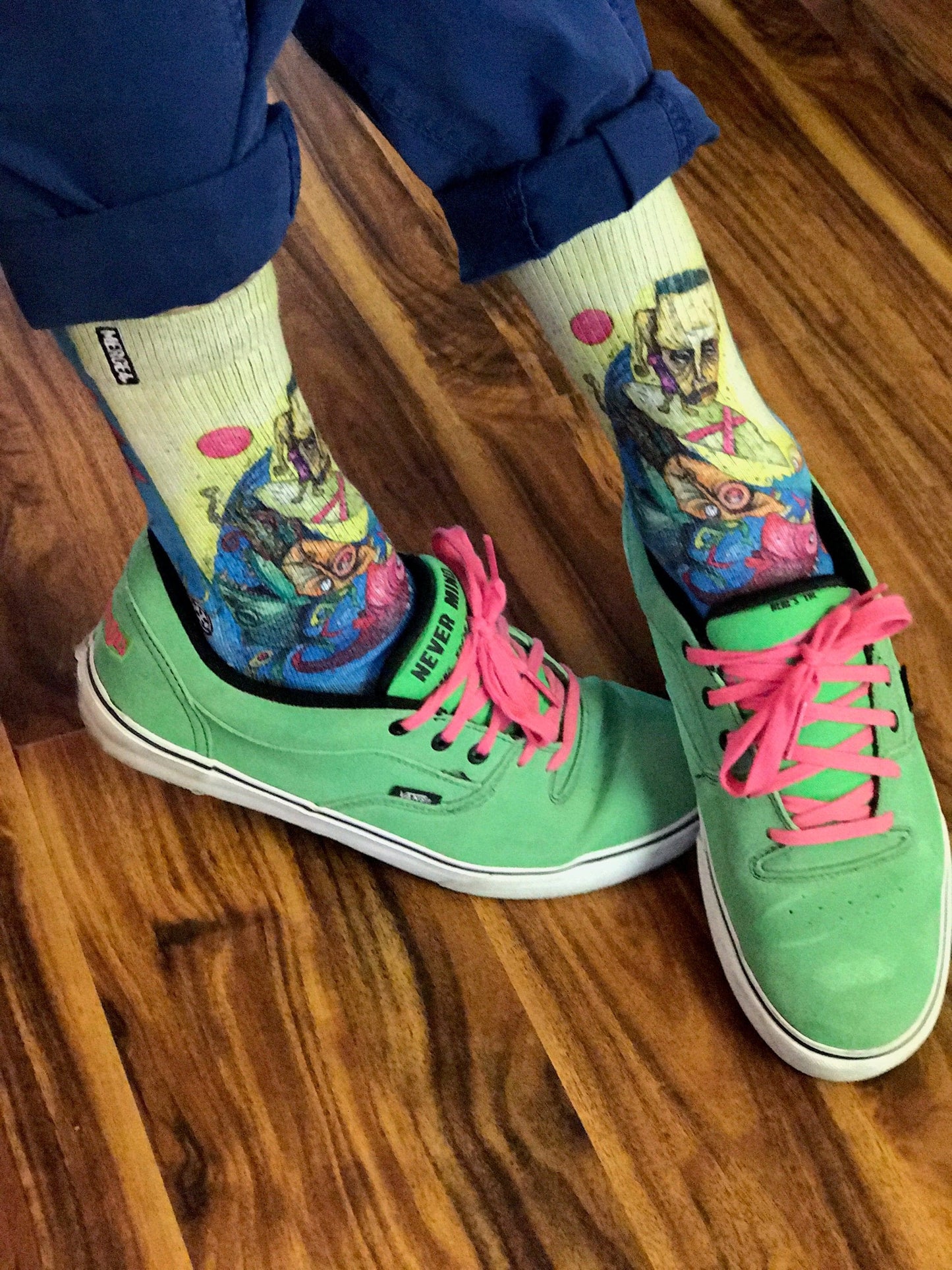 Bad Otis Link Big Fish Crew Socks