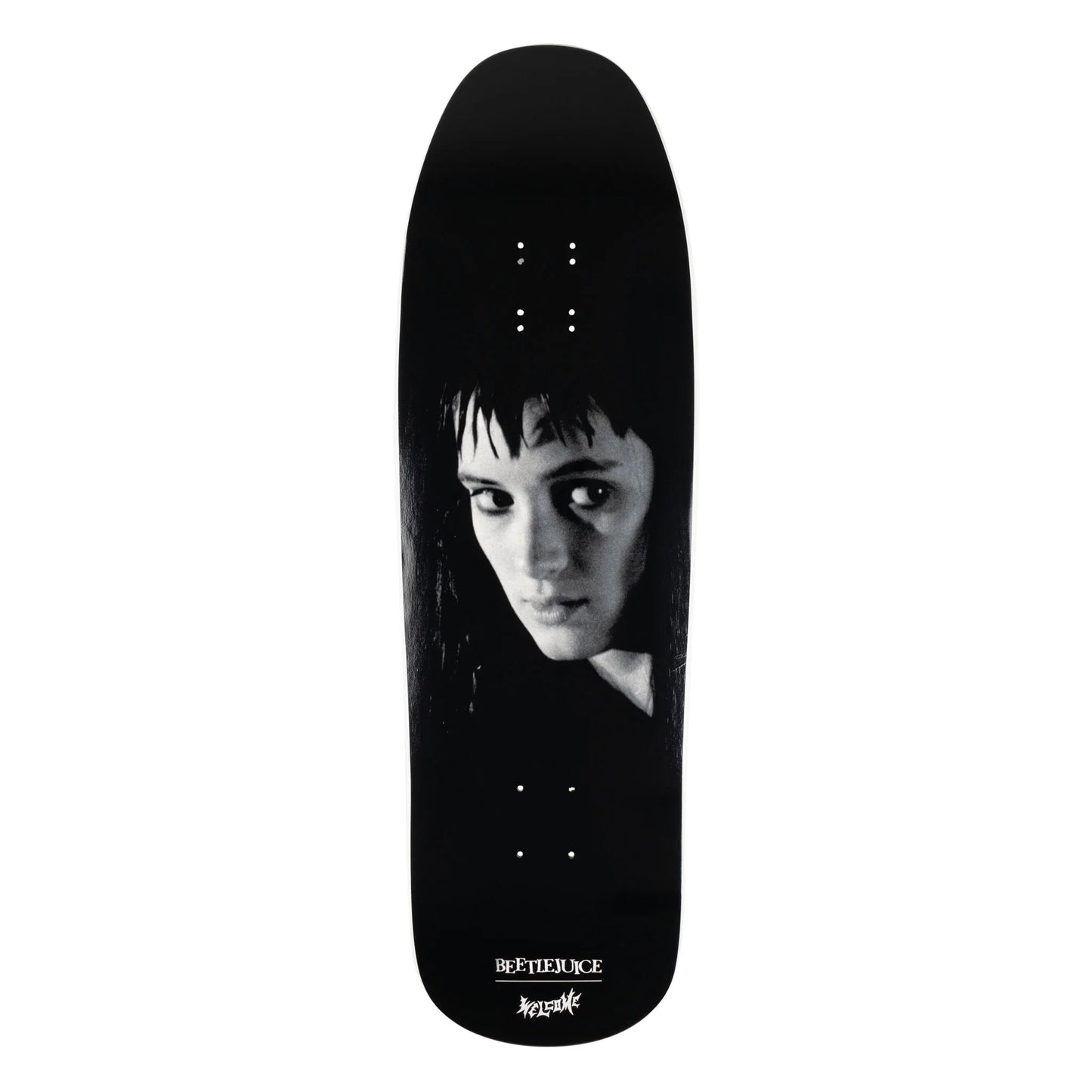 Welcome x Beetlejuice Lydia on Gaia Deck - 9.6″ Black/White Dip