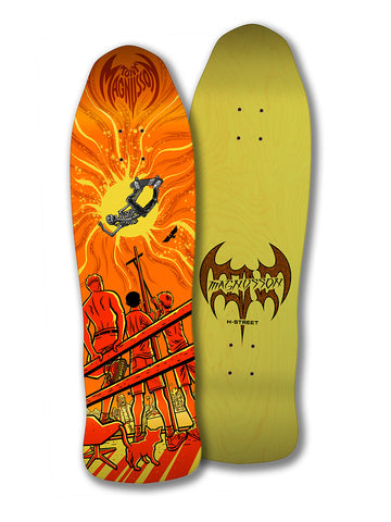 H-STREET MAGNUSSON "DEAD MAN FLYING" 9.5" SKATEBOARD DECK - Bow Shock Marketplace