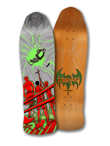H-STREET MAGNUSSON "DEAD MAN FLYING" 9.5" SKATEBOARD DECK - Bow Shock Marketplace