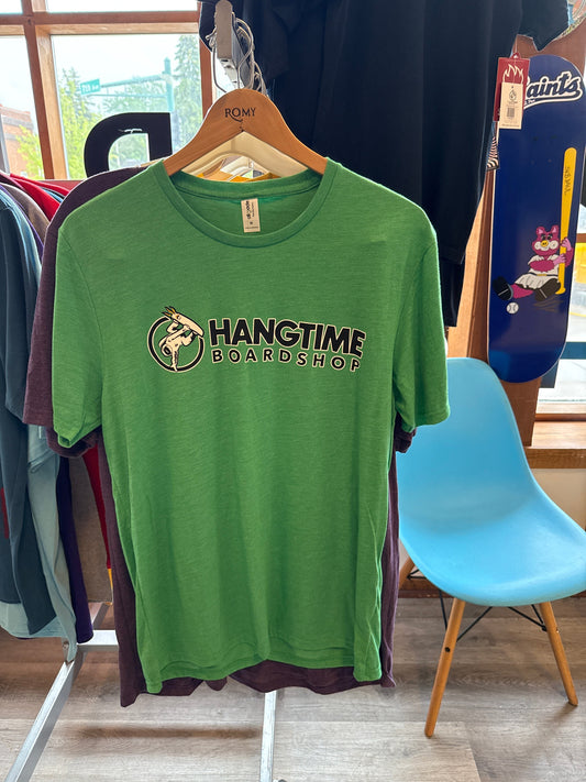 Hang Time Tri-Blend Tee- Enviro Green