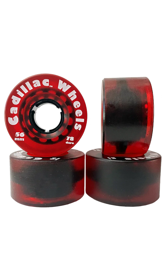 Cadillac Classic Red 56mm 78A Skateboard Cruiser Wheels