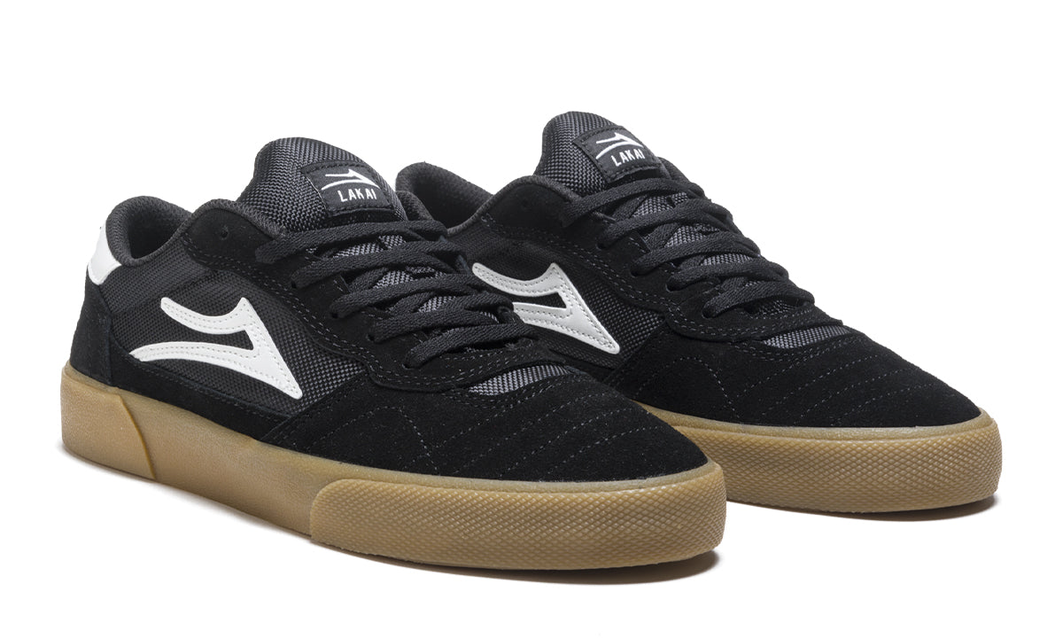 Lakai Shoes Cambridge - Black/Gum Suede - Bow Shock Marketplace