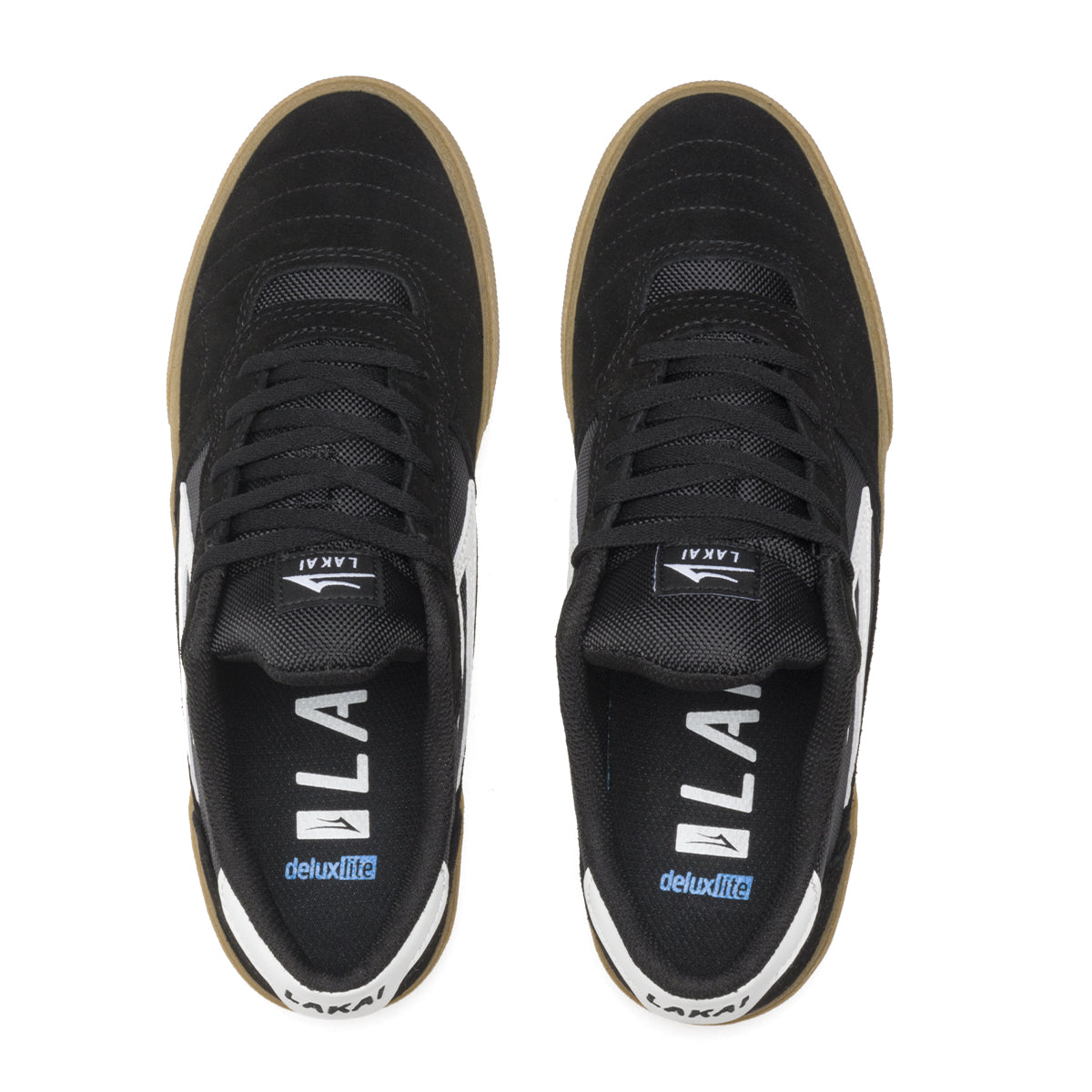 Lakai Shoes Cambridge - Black/Gum Suede - Bow Shock Marketplace