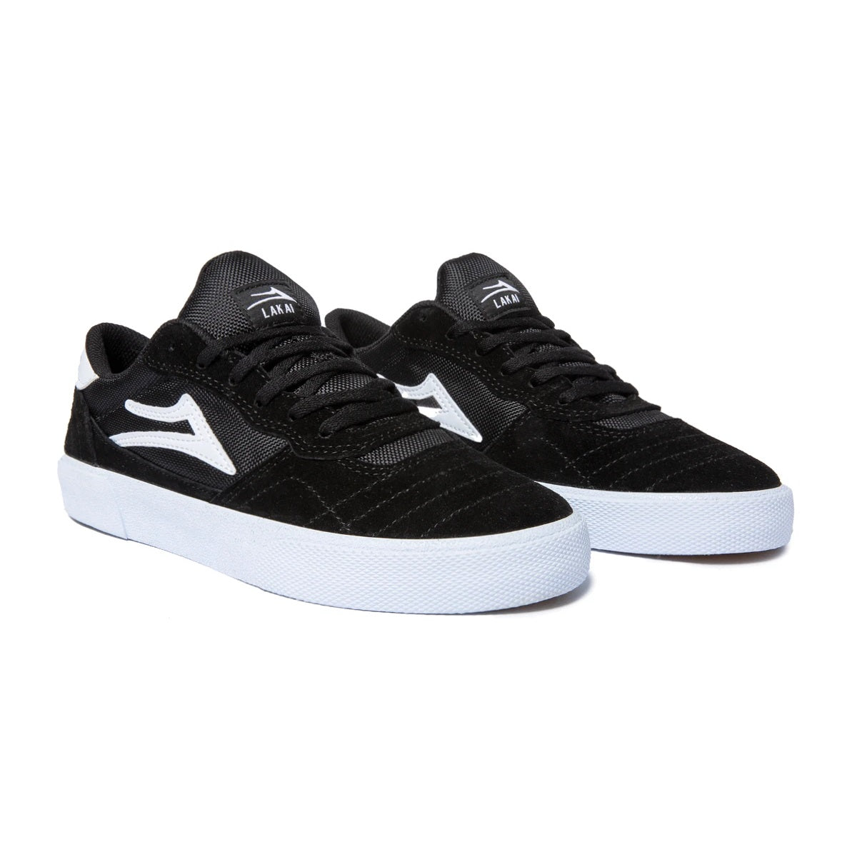 Lakai Shoes Cambridge - Black/White Suede - Bow Shock Marketplace