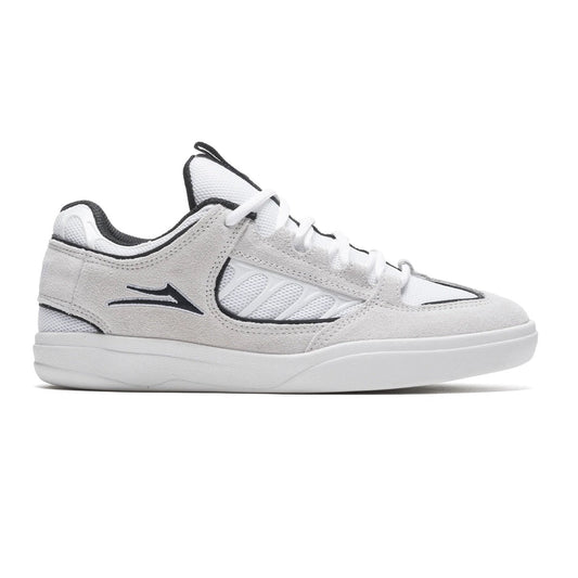 Lakai Shoes Carroll - White/Black Suede - Bow Shock Marketplace
