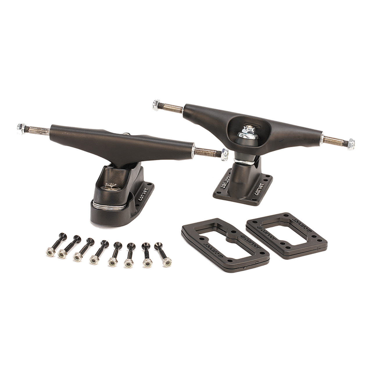 Carver C7 Hollow Truck Set 6.5″ - Coal Satin (Set of 2) - Bow Shock Marketplace