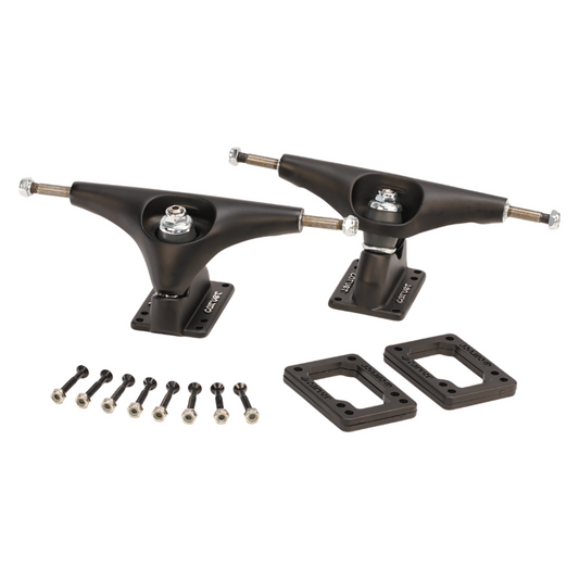 Carver CX Hollow Truck Set 6.5″ - Coal Satin (Set of 2) - Bow Shock Marketplace