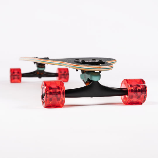 Sector Nine 9er Mini Fractal Orange 34" X 8.7" Longboard Complete Skateboard