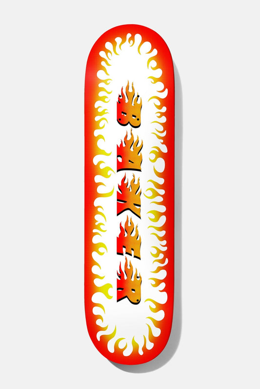 BAKER CB "Flama Blanca" 8.25" SKATEBOARD DECK