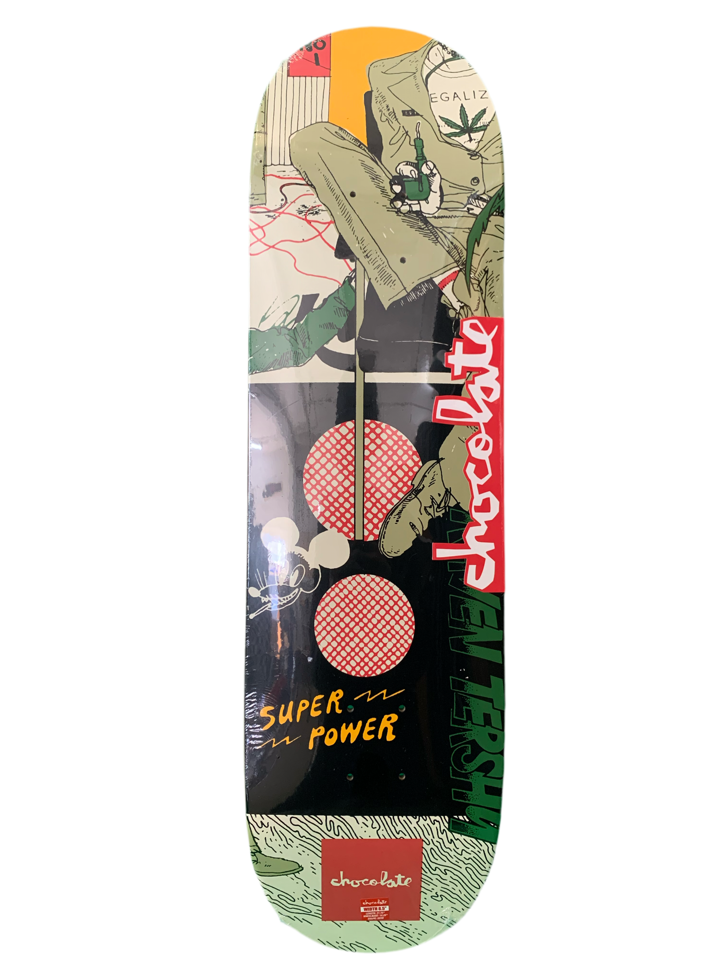 Chocolate Raven Tershy Sound System 8.5" Classic Skateboard Deck