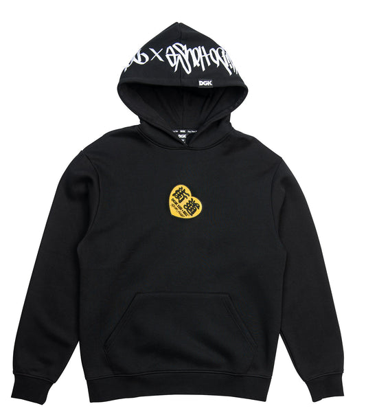 DGK x Kaido House Torque Hooded Fleece - Black