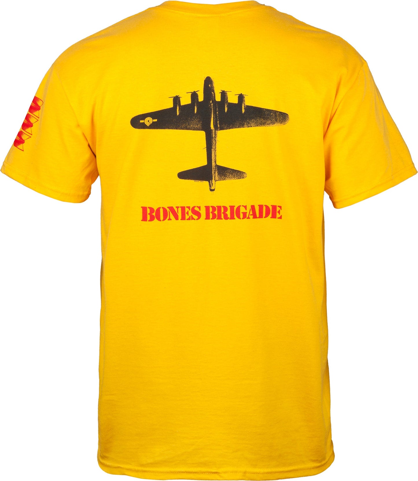 Bones Brigade Bomber T-shirt - Gold - Bow Shock Marketplace