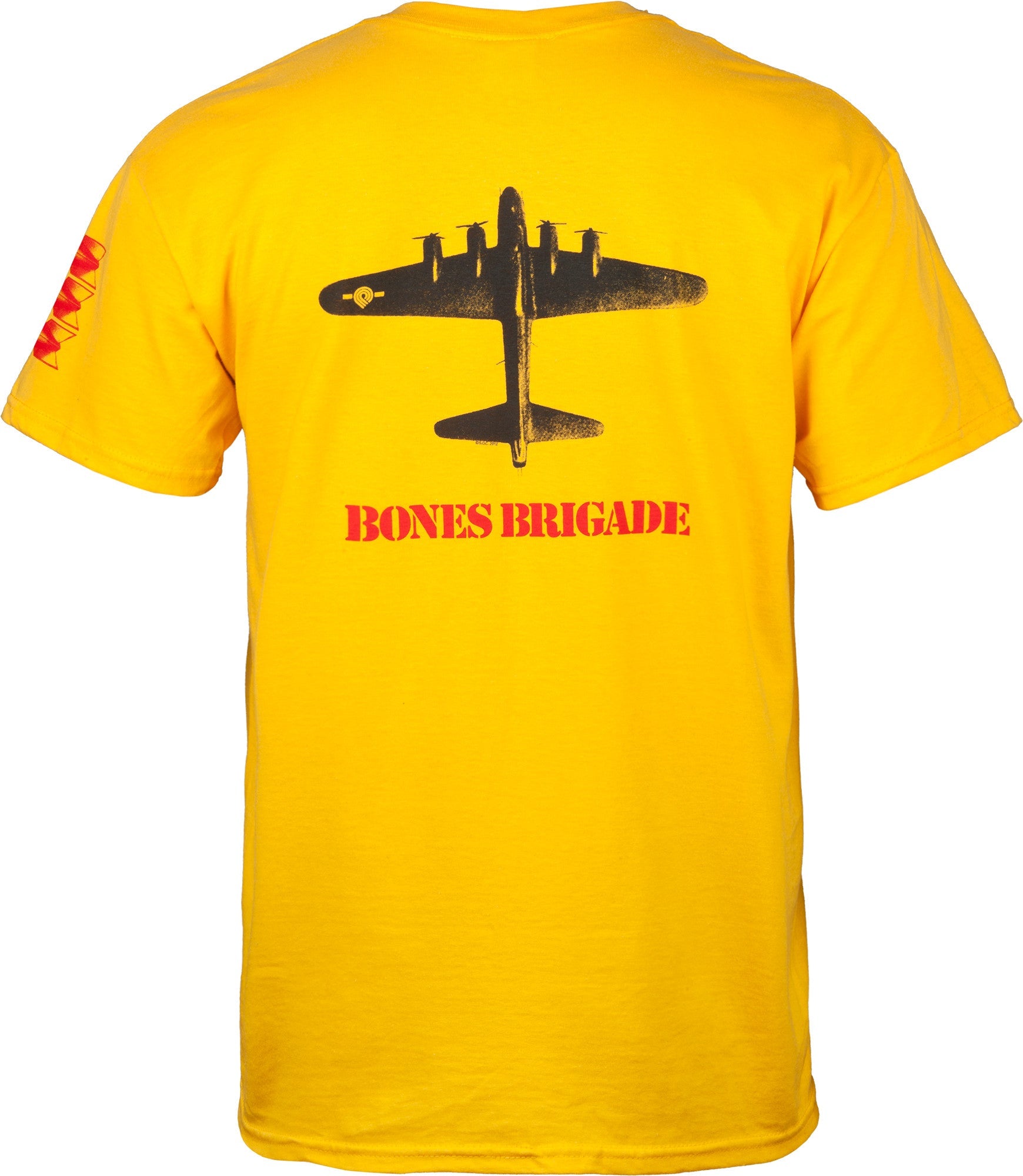 Bones Brigade Bomber T-shirt - Gold - Bow Shock Marketplace