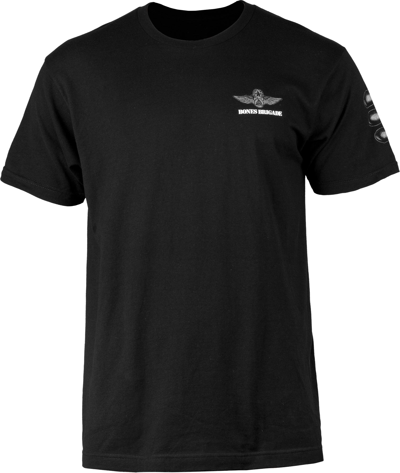 Bones Brigade Bomber T-shirt - Black - Bow Shock Marketplace