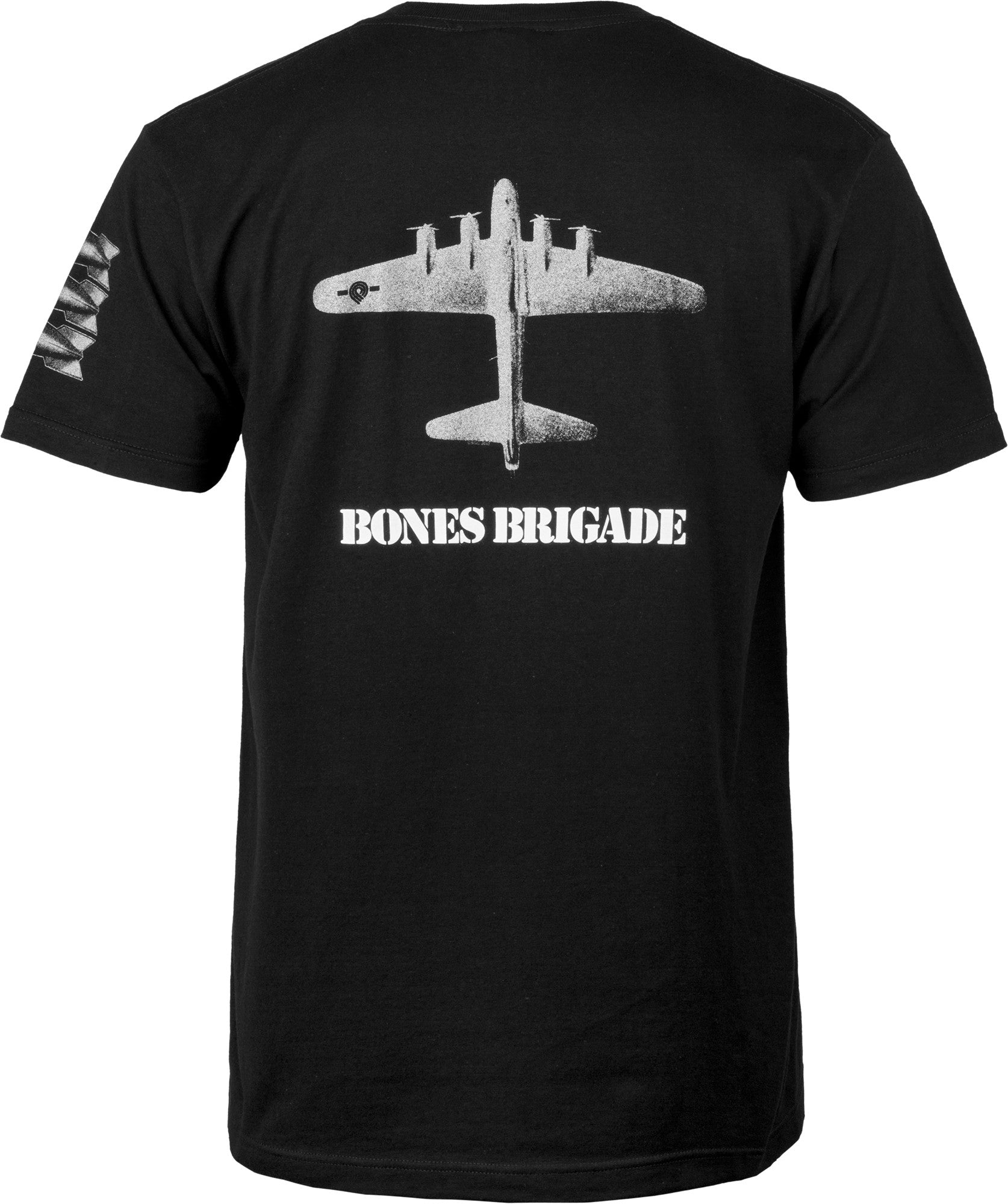 Bones Brigade Bomber T-shirt - Black - Bow Shock Marketplace
