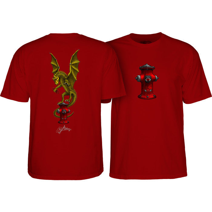 POWELL PERALTA ANDY ANDERSON "VAJRA" T-SHIRT - Bow Shock Marketplace