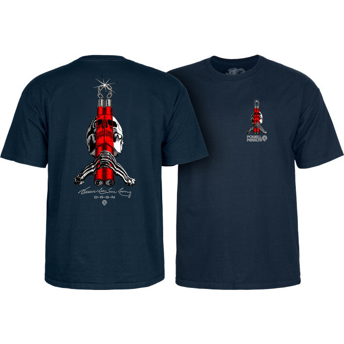 POWELL PERALTA x BRUCE LEE "SKULL & NUNCHUCKS" T-SHIRT