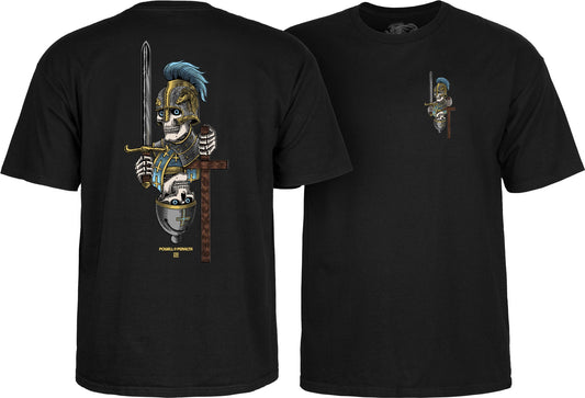 Powell Peralta Dan Corrigan Chess Skulls T-Shirt - Black