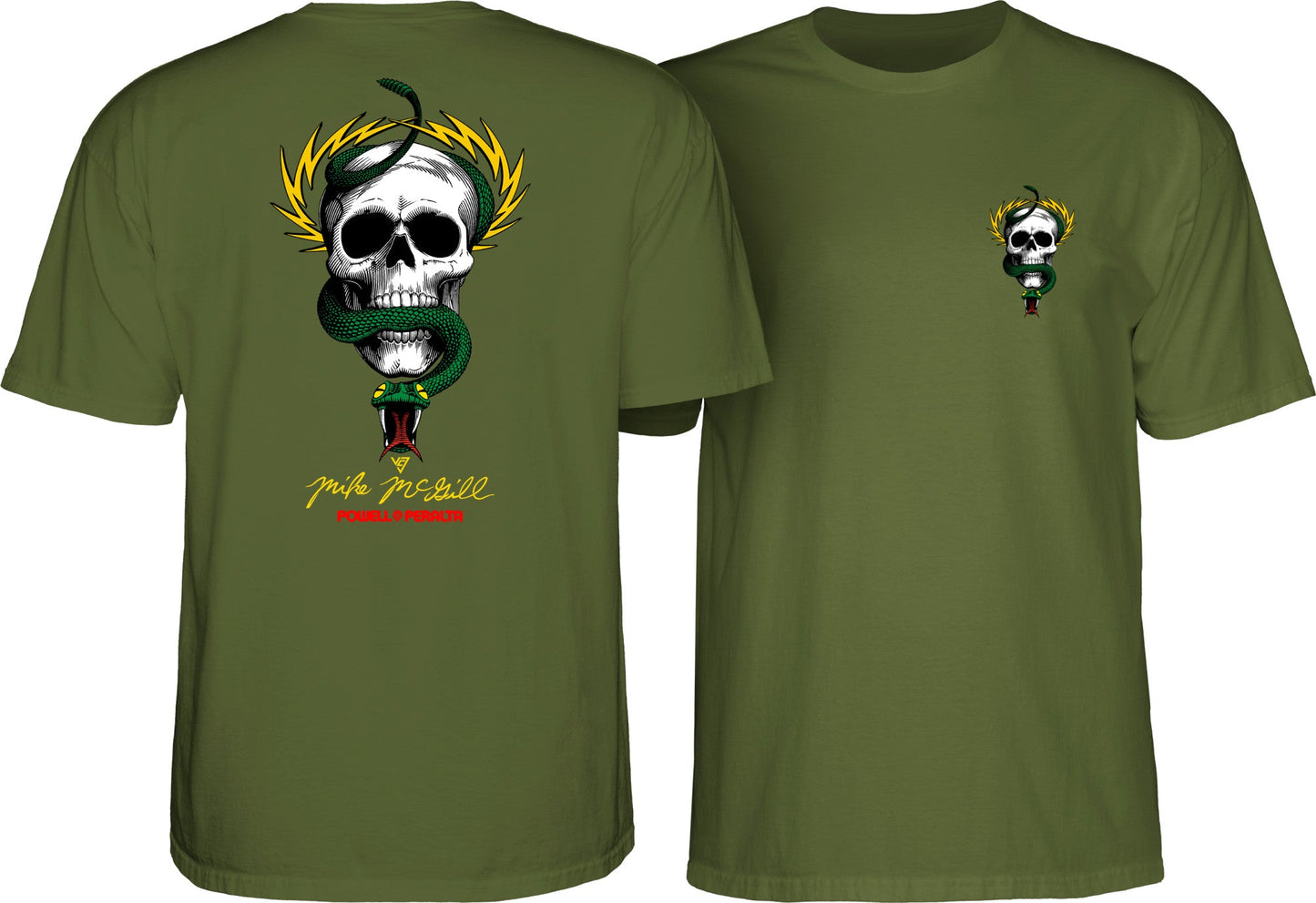 Powell Peralta Mike McGill Skull & Snake T-shirt - Bow Shock Marketplace