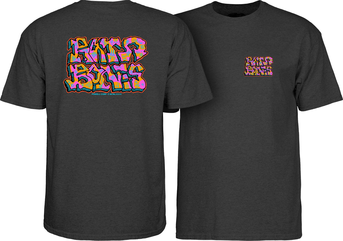 Powell Peralta Rat Bones Graffiti T-Shirt - Bow Shock Marketplace