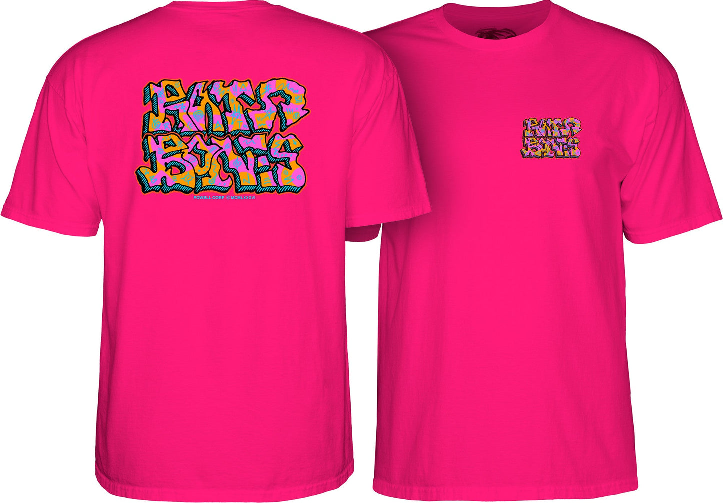 Powell Peralta Rat Bones Graffiti T-Shirt - Bow Shock Marketplace
