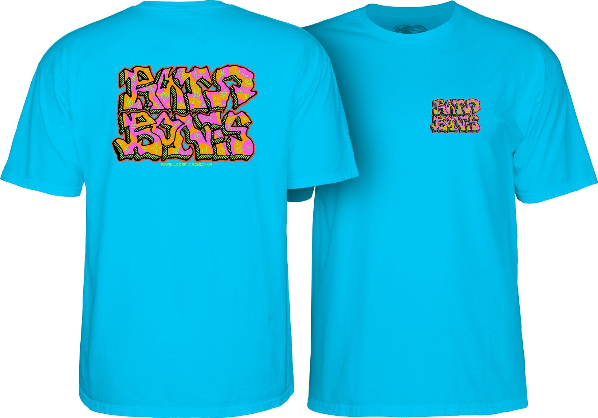 Powell Peralta Rat Bones Graffiti T-Shirt - Bow Shock Marketplace