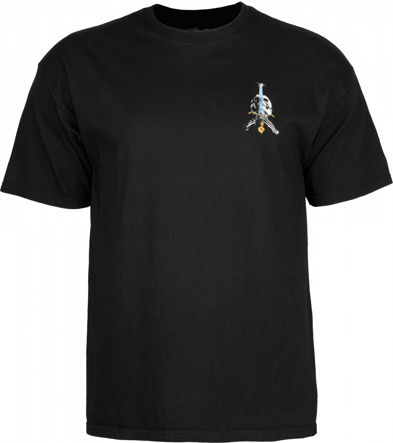 Powell Peralta Skull & Sword T-shirt - Black - Bow Shock Marketplace