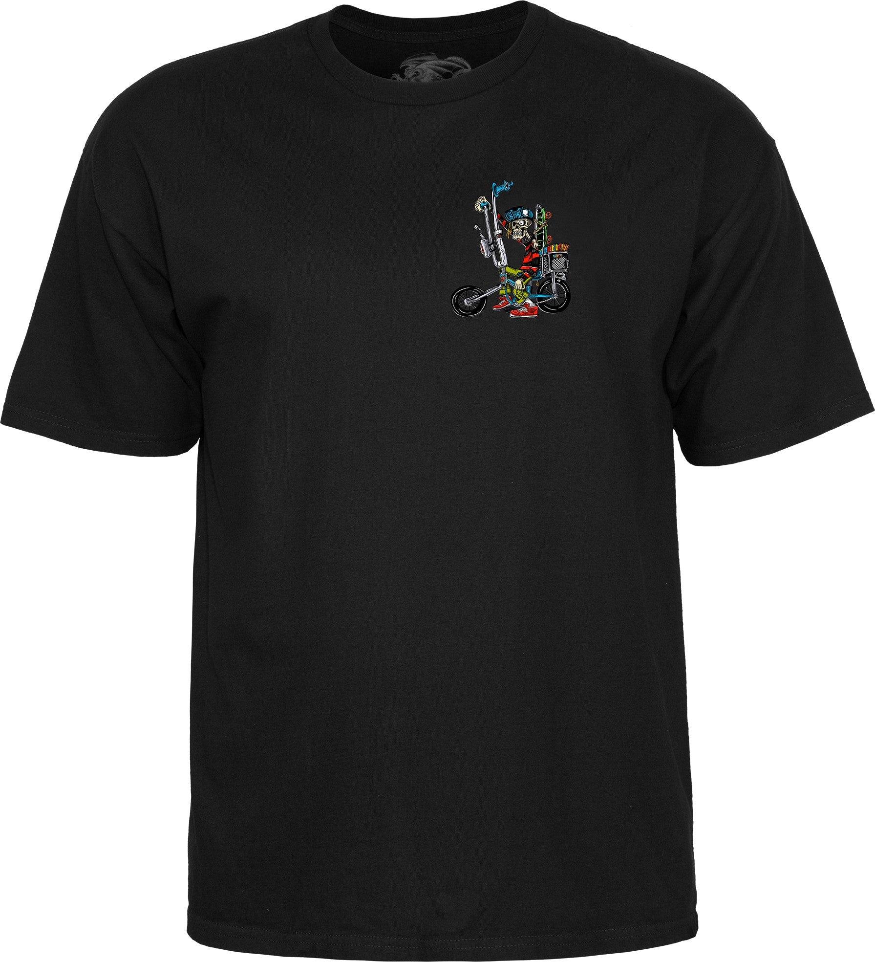Powell Peralta Steve Caballero Chopper Bike T-shirt - Black - Bow Shock Marketplace