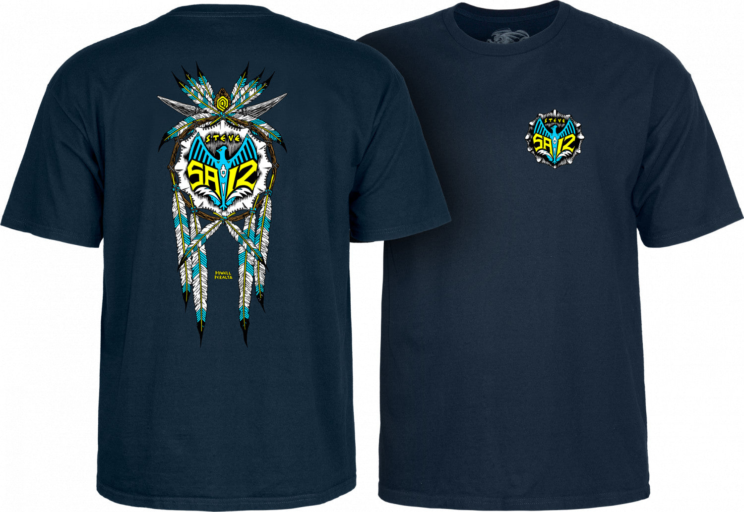 Powell Peralta Steve Saiz Totem T-Shirt - Bow Shock Marketplace