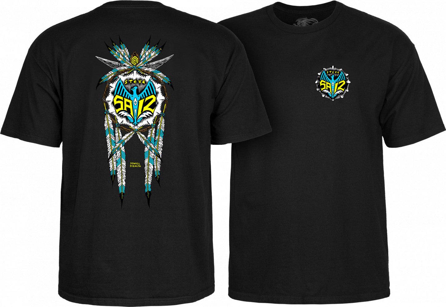 Powell Peralta Steve Saiz Totem T-Shirt - Bow Shock Marketplace