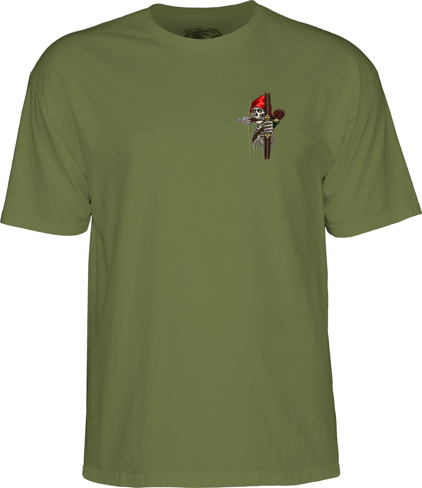 Powell Peralta Zach Doelling Archer T-Shirt - Military Green