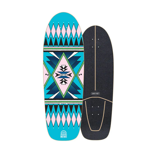 Carver Dine' Skate Garden Surfskate Deck (V4) - 31.25″ - Bow Shock Marketplace