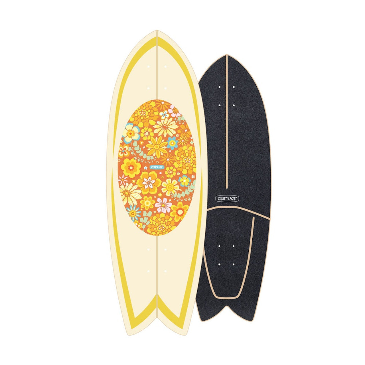 Carver Bloom Surfskate Deck (V4) - 29.5″ - Bow Shock Marketplace