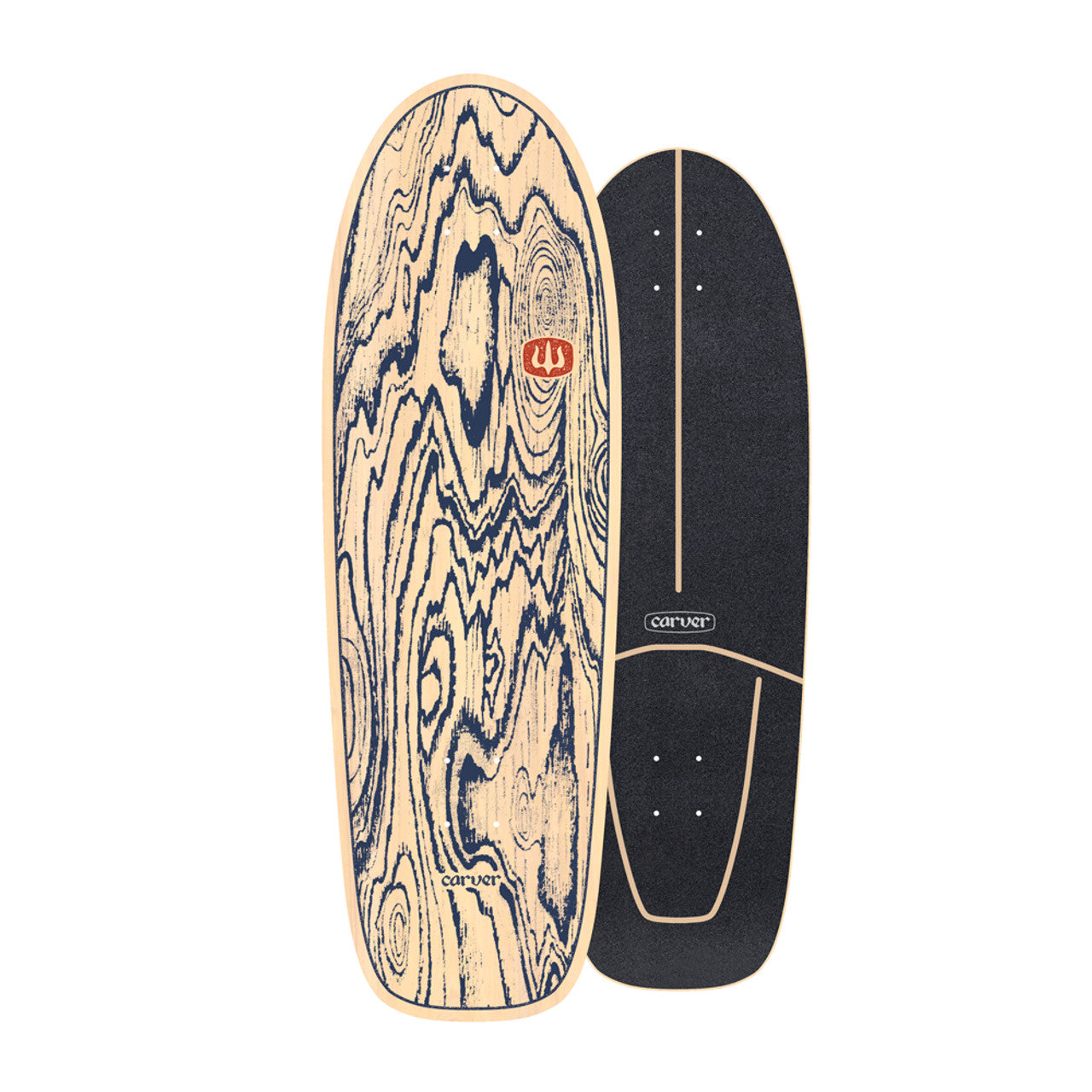 Carver Grain Surfskate Deck (V4) - 31.25″ - Bow Shock Marketplace