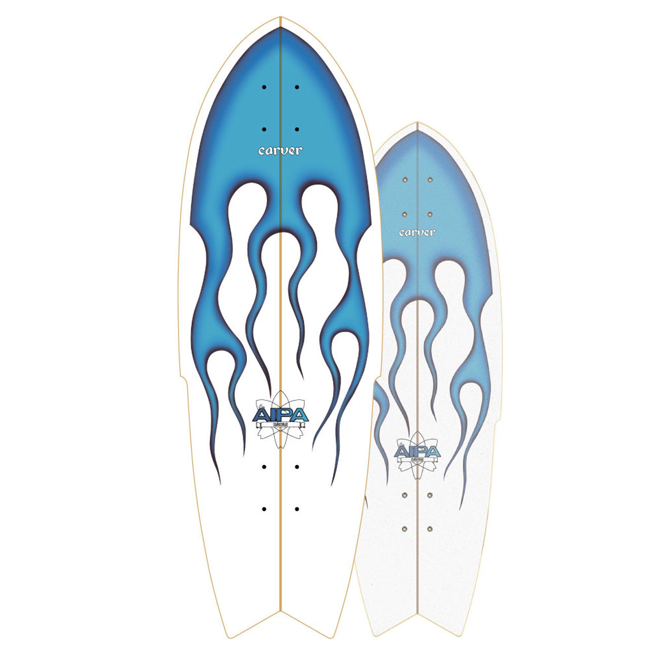 Carver Aipa ″Sting″ Surfskate Deck With Sugarcoat (V1) - 30.75" - Bow Shock Marketplace