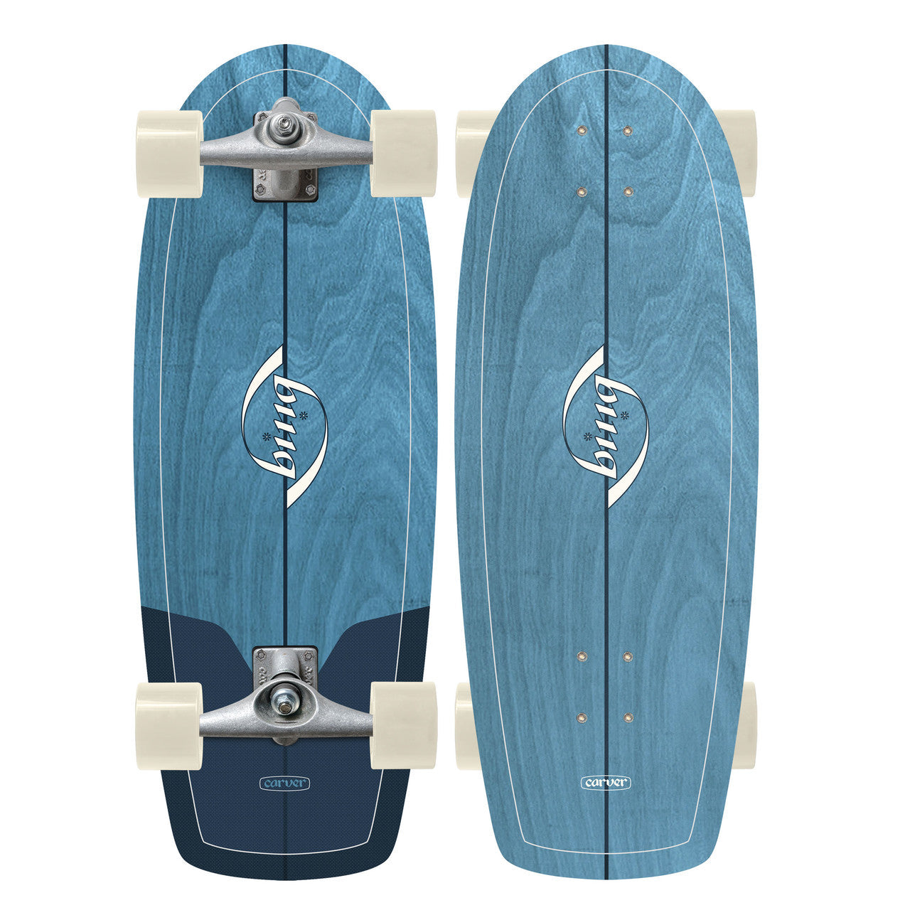 Carver x Bing Puck Surfskate Complete CX Raw (V5) - 27.5" - Bow Shock Marketplace