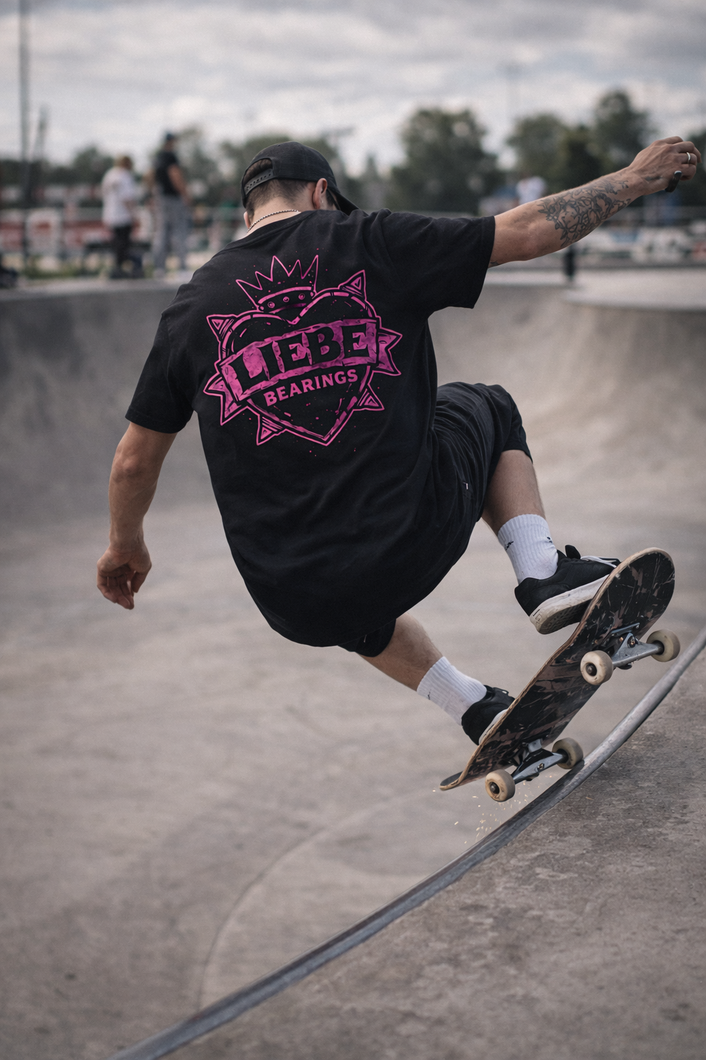 Liebe Bearings Punk Heart T-Shirt