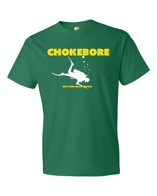 Chokebore "Diver" T-Shirt w/ Amrep NOISE back logo - Bow Shock Marketplace