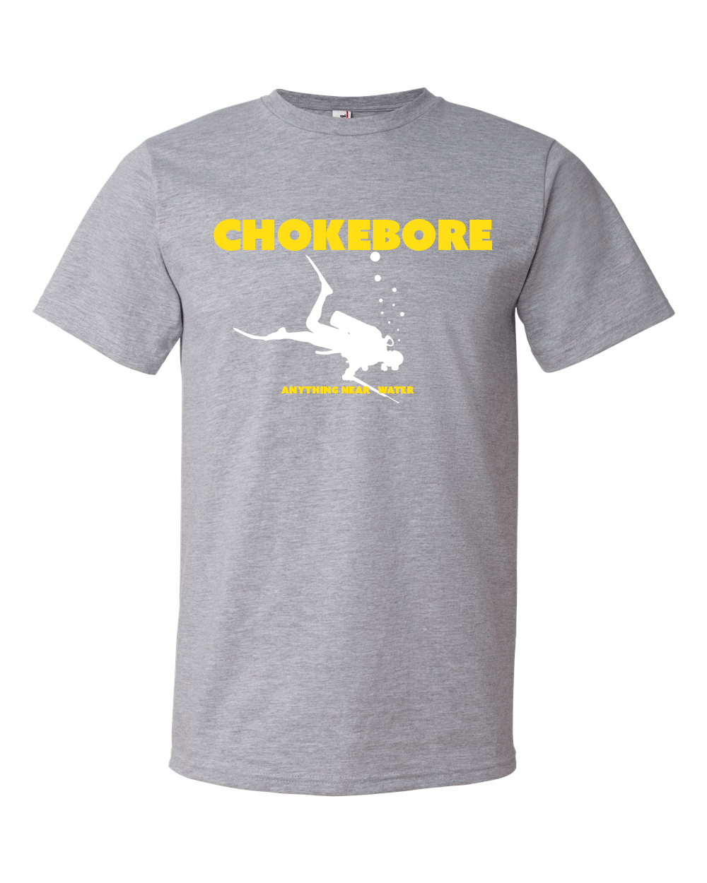 Chokebore "Diver" T-Shirt w/ Amrep NOISE back logo - Bow Shock Marketplace